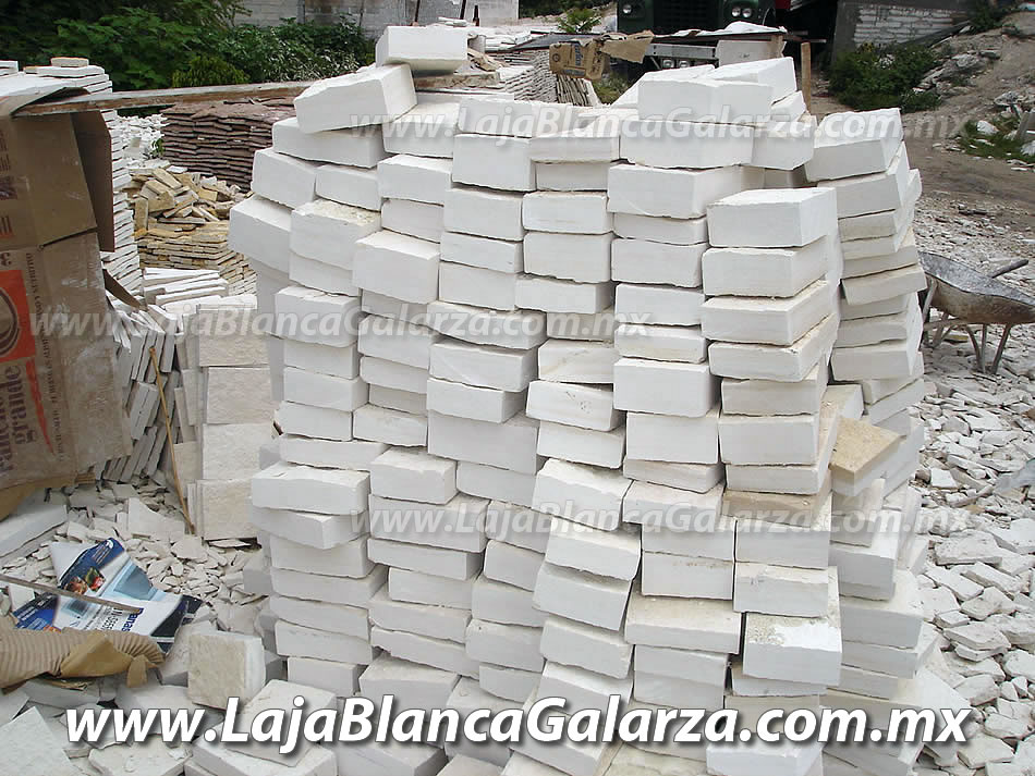 Venta de Piedra Laja Blanca Galarza Cintilla