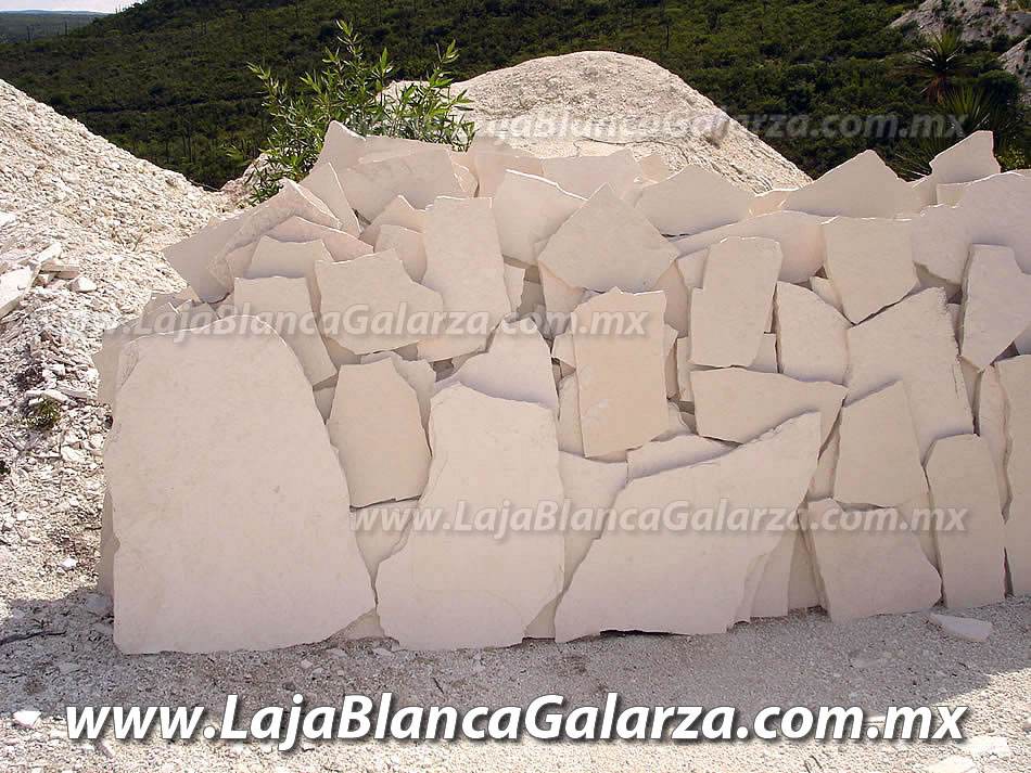 Piedra Laja Blanca Galarza Rústica